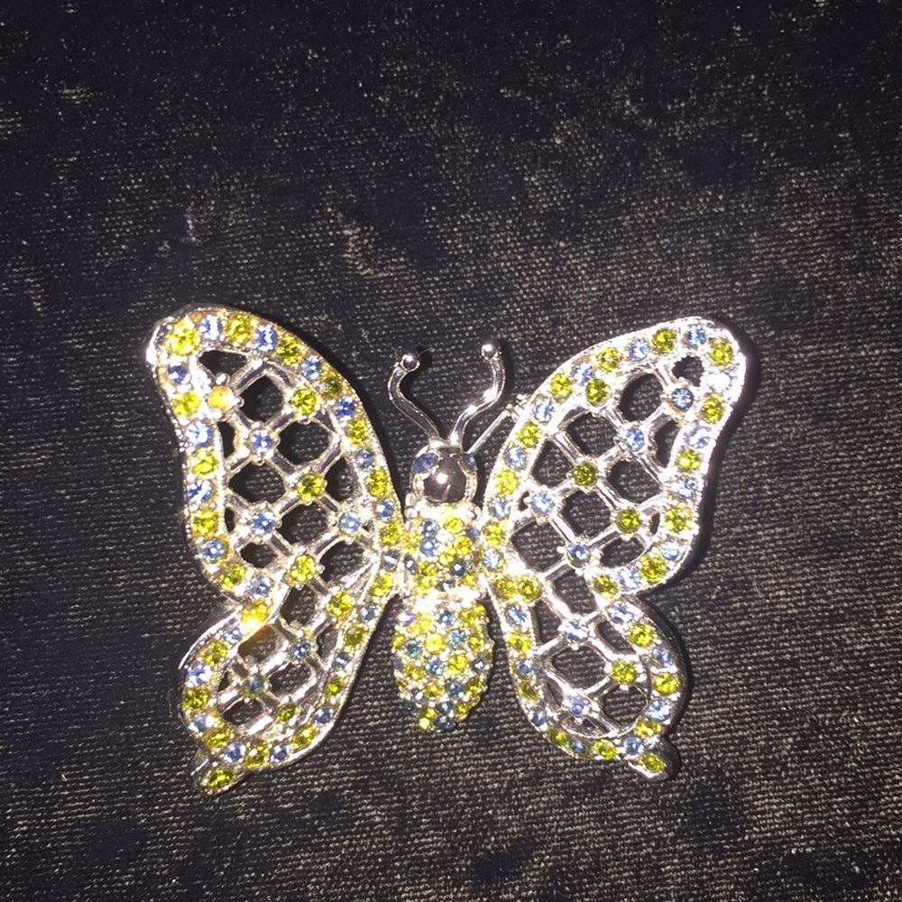 St. John Swarovski crystal broach
